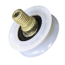 Elevator car essentric roller