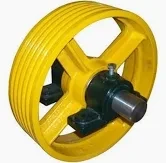 elevator Diverter pulley shaft & pedestal